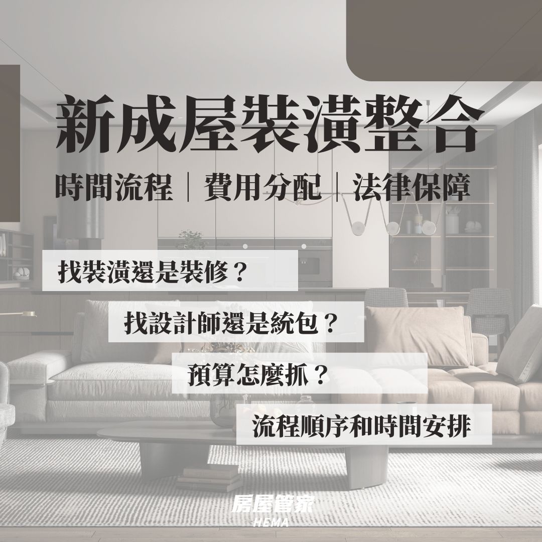 裝潢流程、預算與施工安排總整理